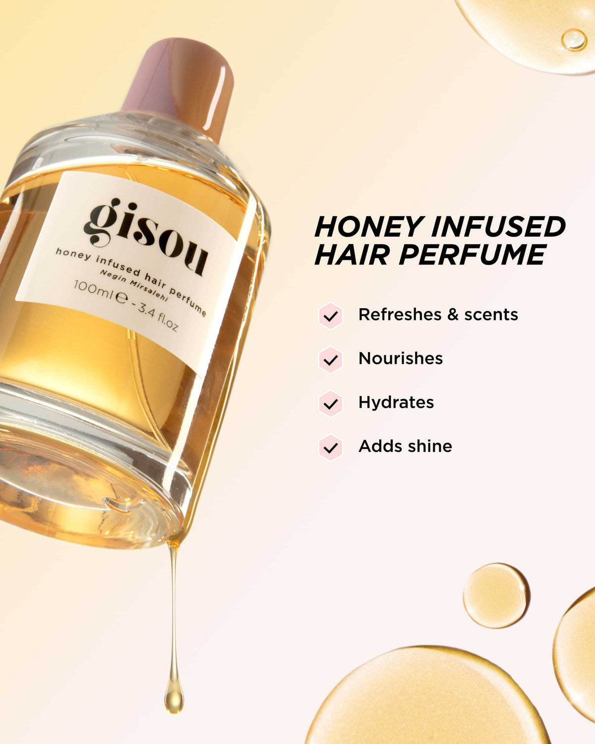 Gisou Hair Perfume -  Perfume para el cabello