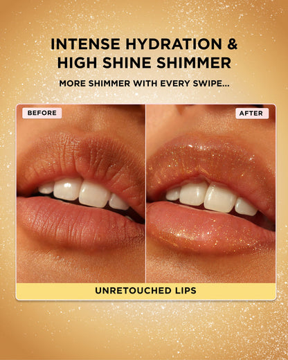 Lip Oil Golden Shimmer  Glow - Aceite Labios