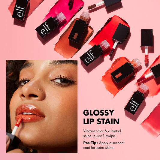 Glossy Lip Stain, Long-Wearing Lipstain
