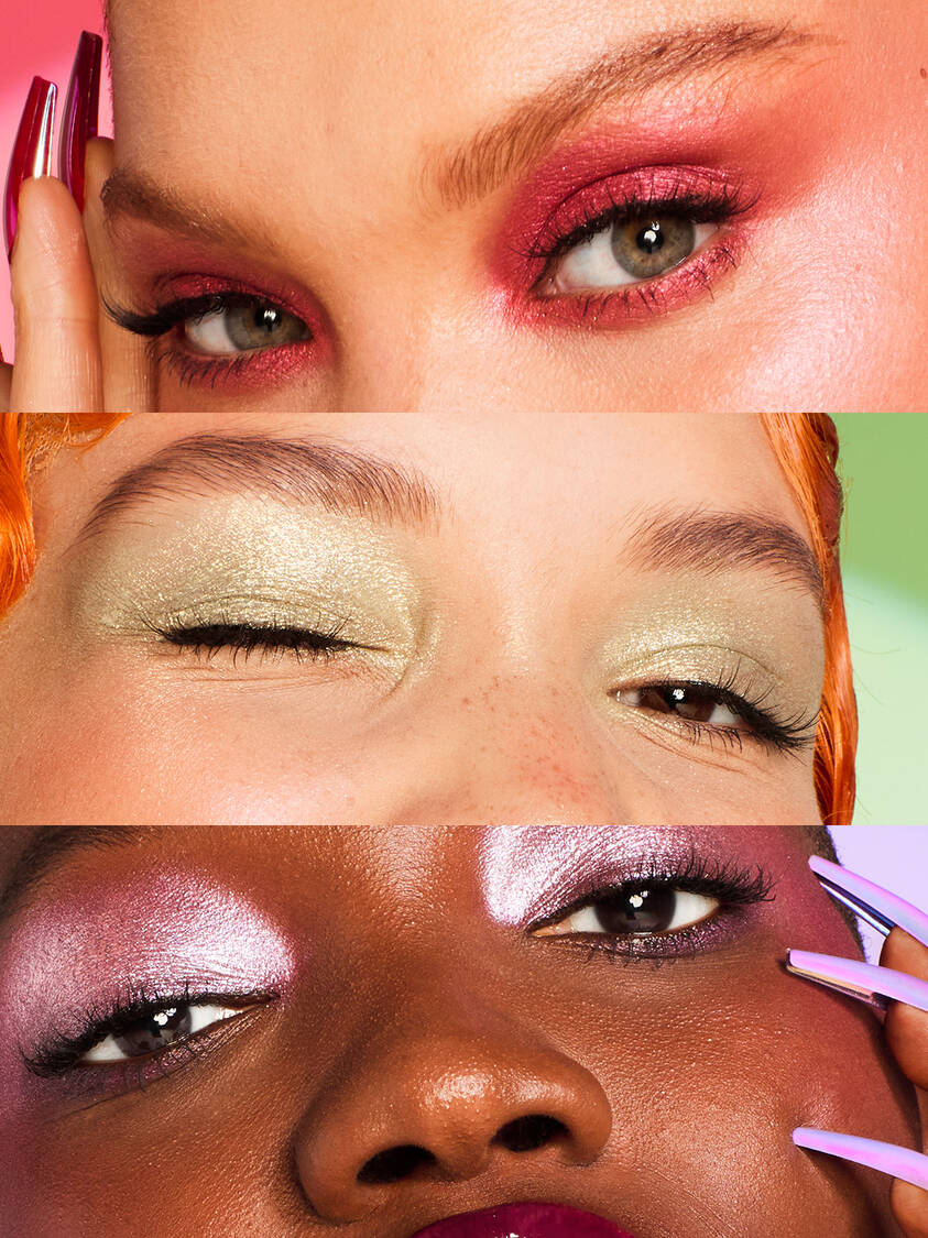 Ultimate Glow Shots -  Sombras loquidas shimmer con vitamin c