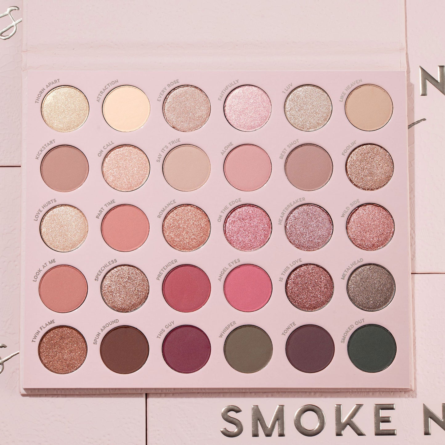 Smoke and  Roses shadow palette - Paleta de Sombras