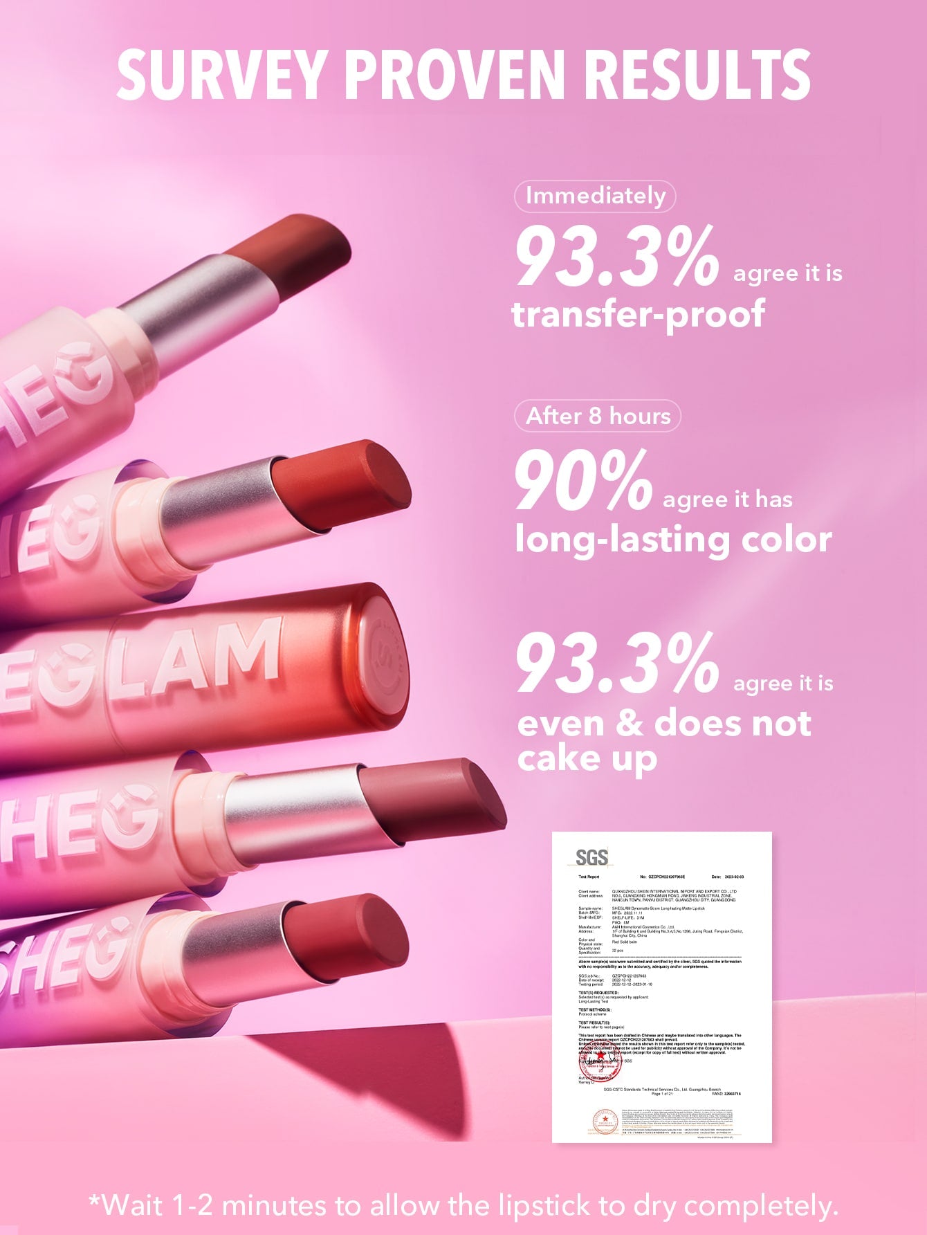 Lápiz De Labios Mate De Larga Duración Dynamatte Boom-Encore Energy