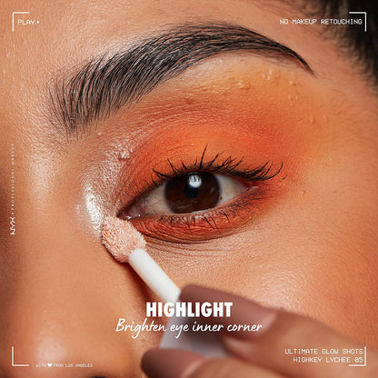 Ultimate Glow Shots -  Sombras loquidas shimmer con vitamin c