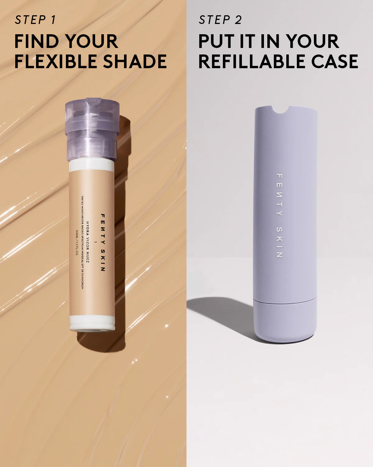 HYDRA VIZOR HUEZ SPF 30 REFILLABLE TINTED MOISTURIZER