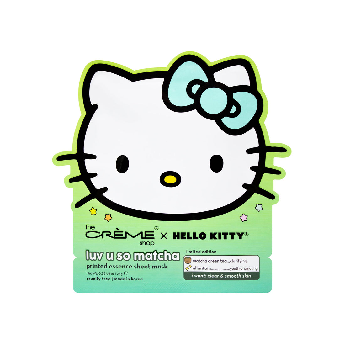 Hello Kitty Luv U So Matcha Printed Essence Sheet Mask