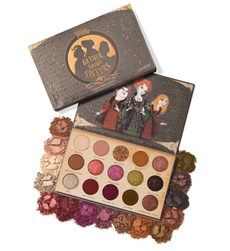 Gather Round Sisters Disney Hocus Pocus Eyeshadow Palette