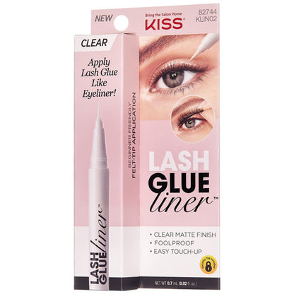 KISS Eyelash Glue Liner - Clear Matte Finish